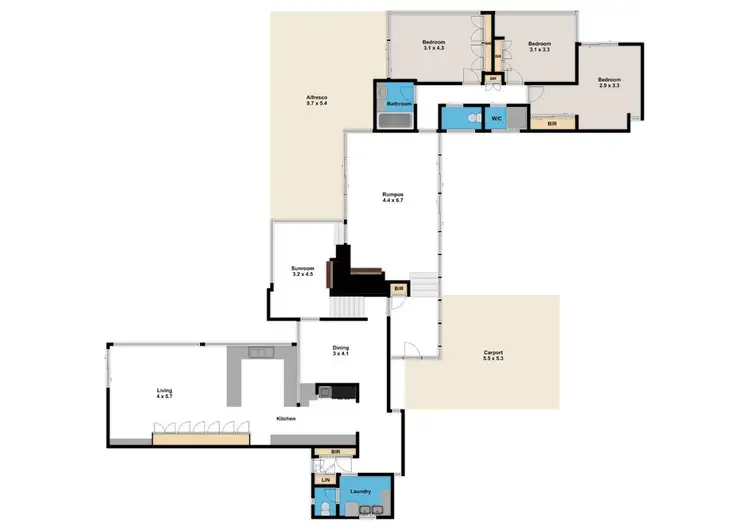 Floorplan of Homely house listing, 7 Dundee Street, Warragul VIC 3820