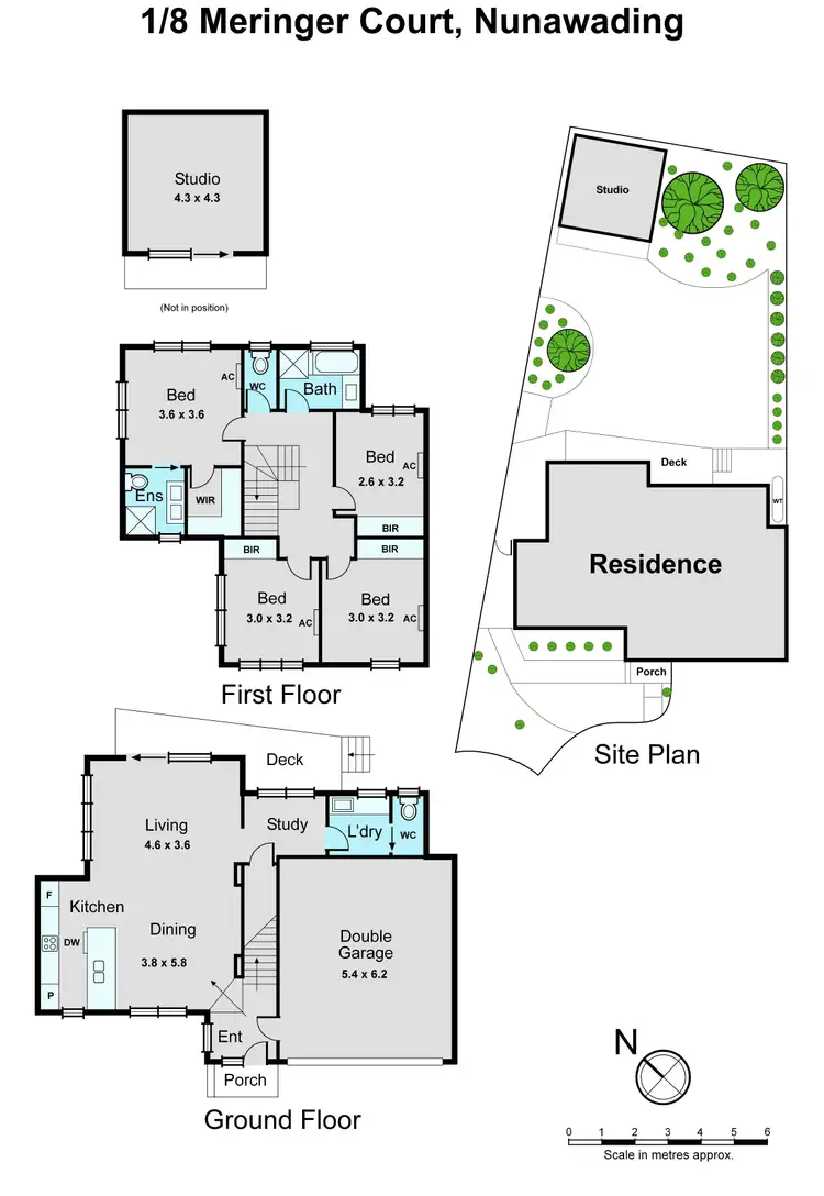 Floorplan of Homely townhouse listing, 1/8 Meringer Court, Nunawading VIC 3131