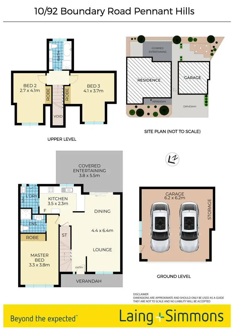 Floorplan of Homely townhouse listing, 10/92-94 Boundary Road, Pennant Hills NSW 2120