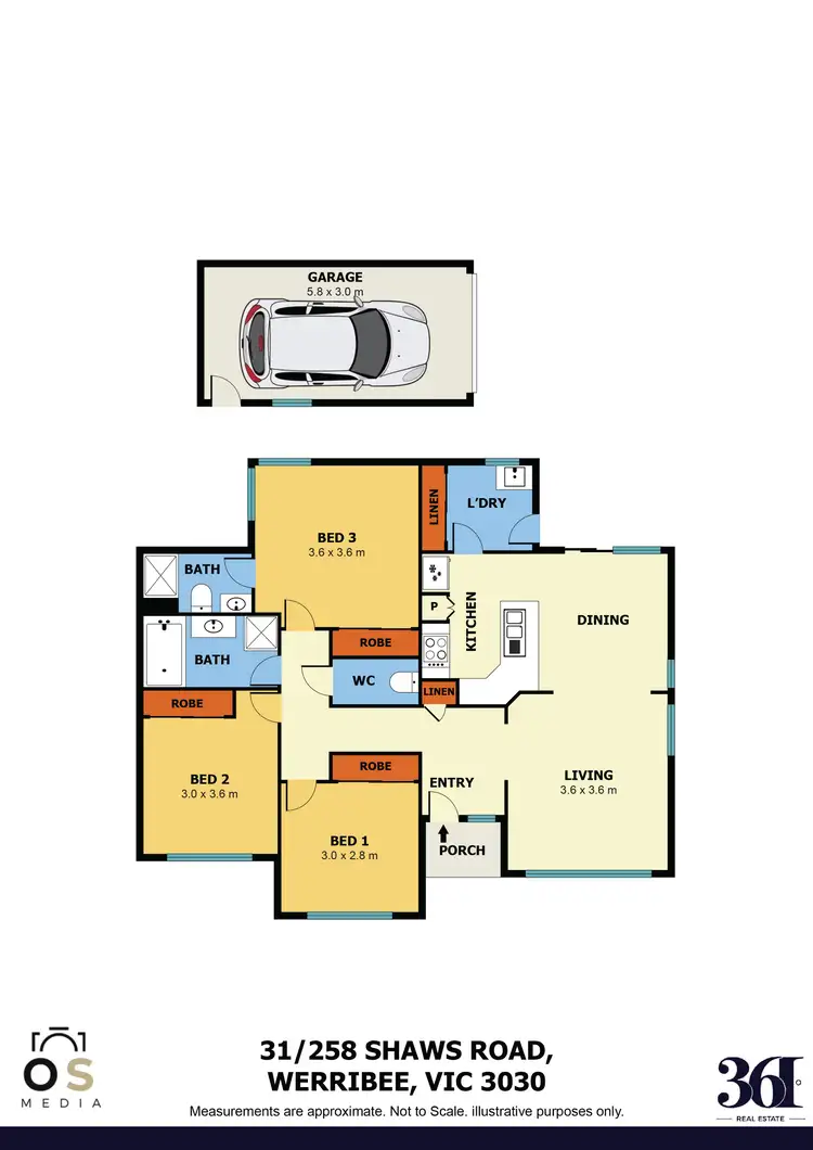 Floorplan of Homely unit listing, 31/258 Shaws Road, Werribee VIC 3030