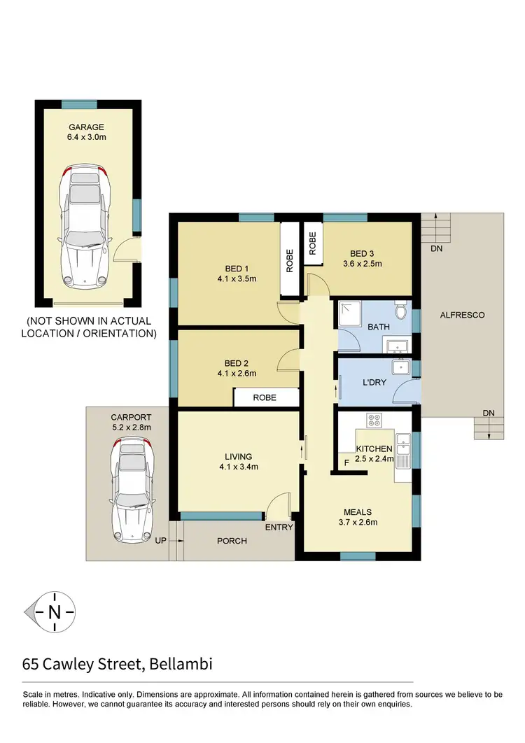 Floorplan of Homely house listing, 65 Cawley Street, Bellambi NSW 2518