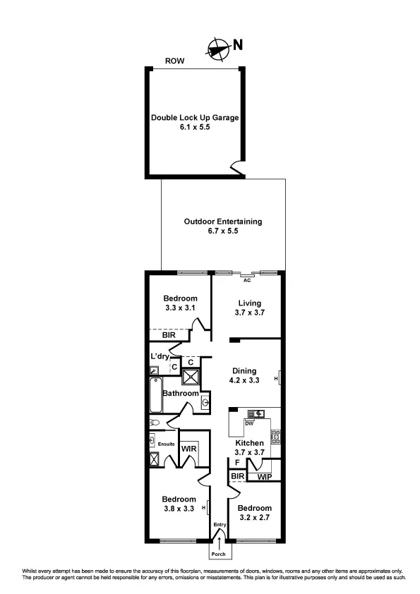 Floorplan of Homely house listing, 100 Boardwalk Boulevard, Point Cook VIC 3030