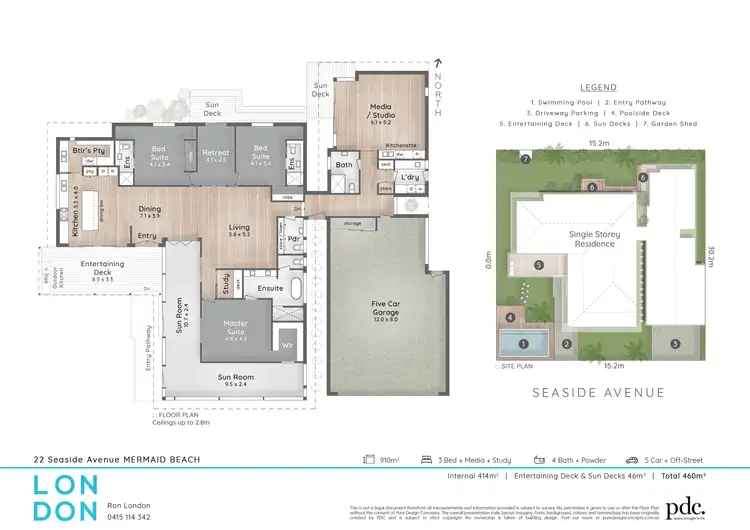 Floorplan of Homely house listing, 22 Seaside Avenue, Mermaid Beach QLD 4218