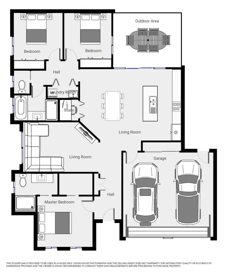 Floorplan of Homely townhouse listing, 1/999 Fifteenth Street, Mildura VIC 3500