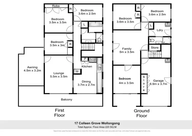 Floorplan of Homely house listing, 17 Colleen Grove, Wollongong NSW 2500