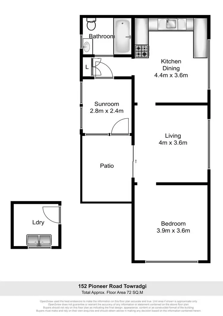 Floorplan of Homely house listing, 152 Pioneer Road, Towradgi NSW 2518