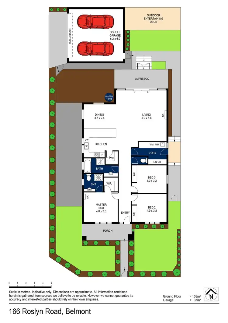 Floorplan of Homely house listing, 166 Roslyn Road, Belmont VIC 3216