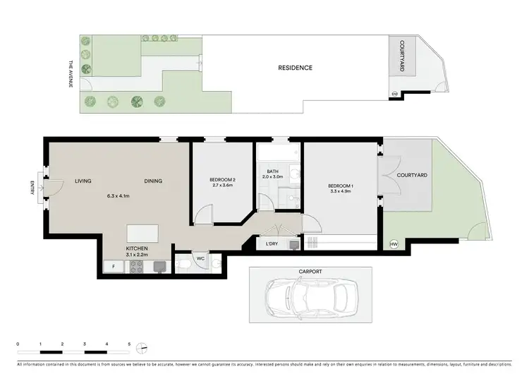 Floorplan of Homely apartment listing, 1/24 The Avenue, Balaclava VIC 3183