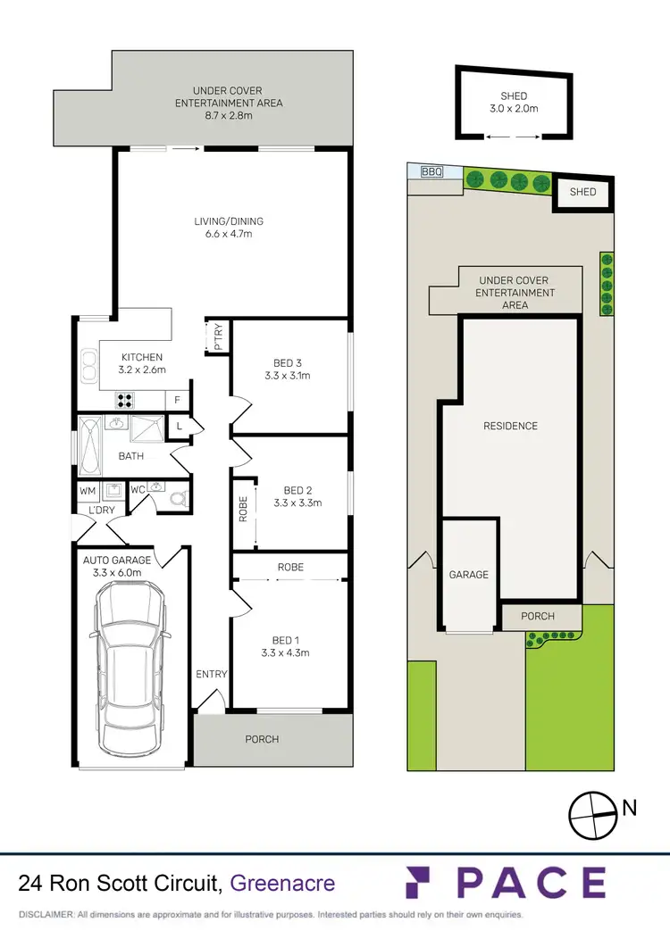 Floorplan of Homely house listing, 24 Ron Scott Circuit, Greenacre NSW 2190