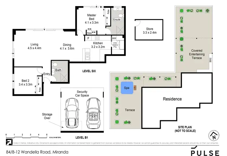 Floorplan of Homely apartment listing, 84/8-12 Wandella Road, Miranda NSW 2228