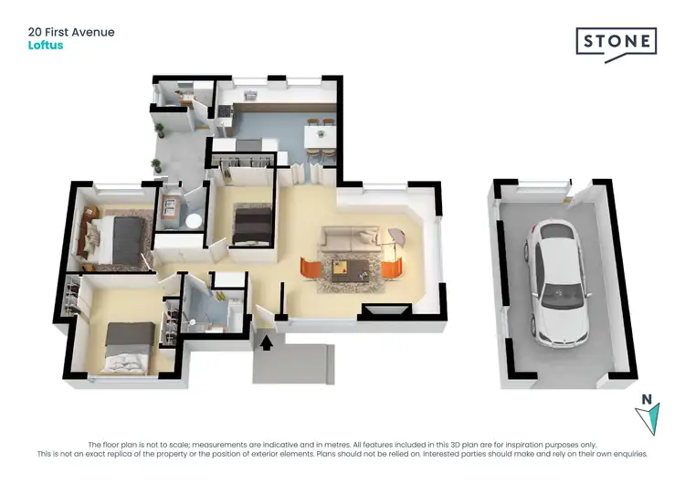 Floorplan of Homely house listing, 20 First Avenue, Loftus NSW 2232