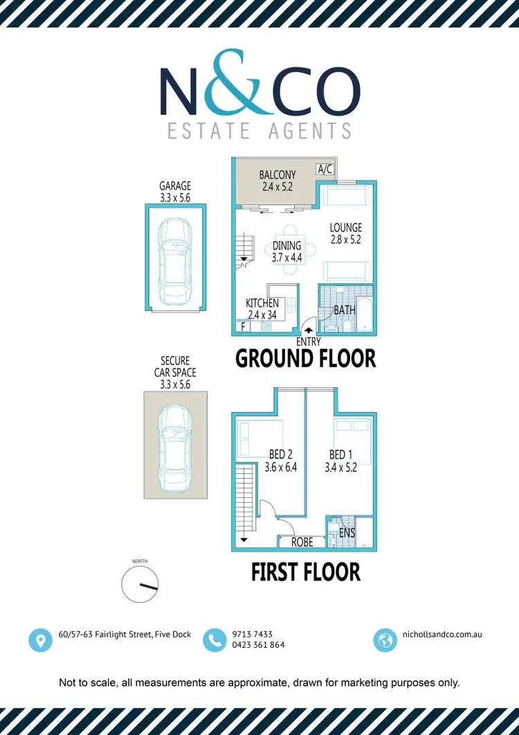 Floorplan of Homely unit listing, 60/57-63 Fairlight Street, Five Dock NSW 2046