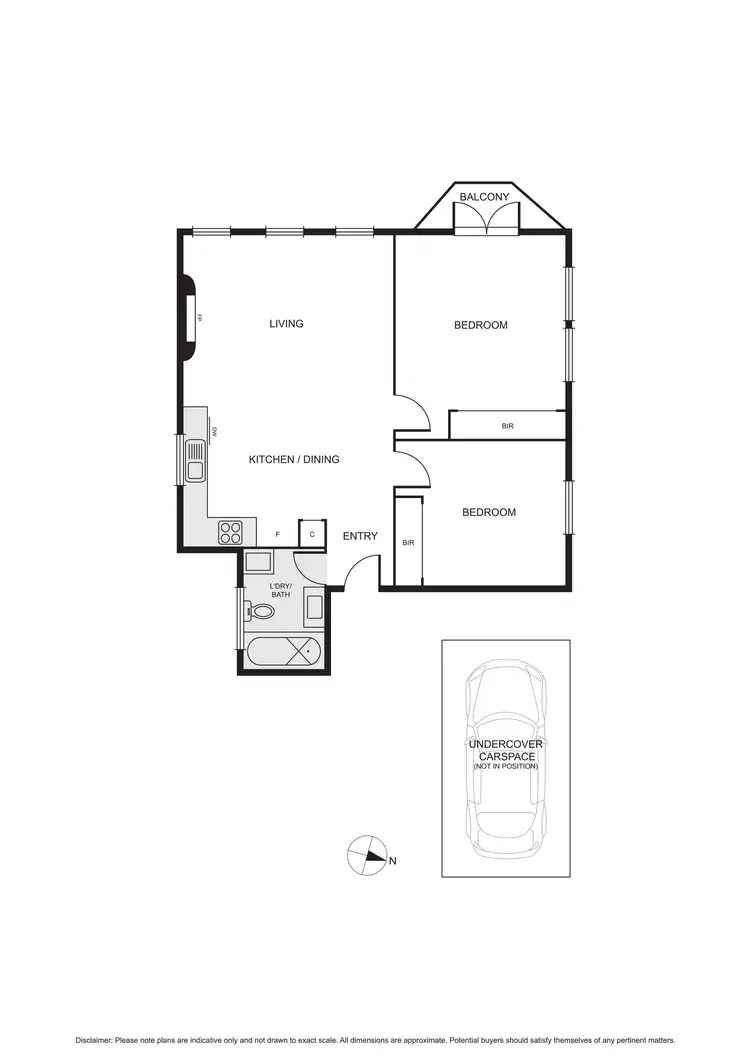 Floorplan of Homely apartment listing, 3/110 Brighton Road, Ripponlea VIC 3185