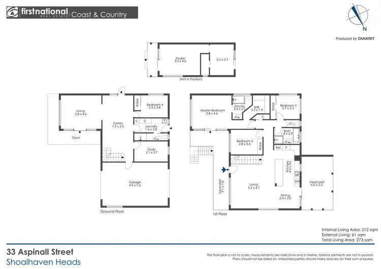 Floorplan of Homely house listing, 33 Aspinall Street, Shoalhaven Heads NSW 2535