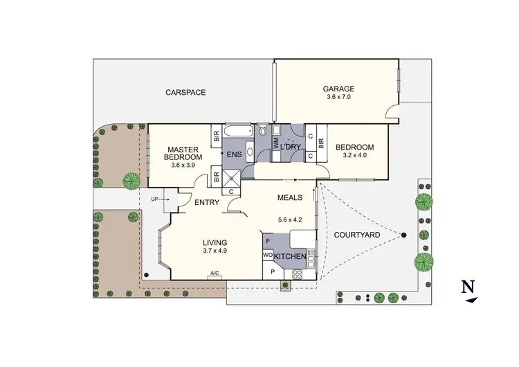 Floorplan of Homely unit listing, 2/3 Timms Avenue, Croydon VIC 3136