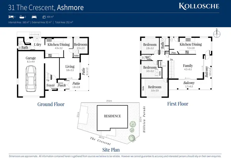 Floorplan of Homely house listing, 31 The Crescent, Ashmore QLD 4214