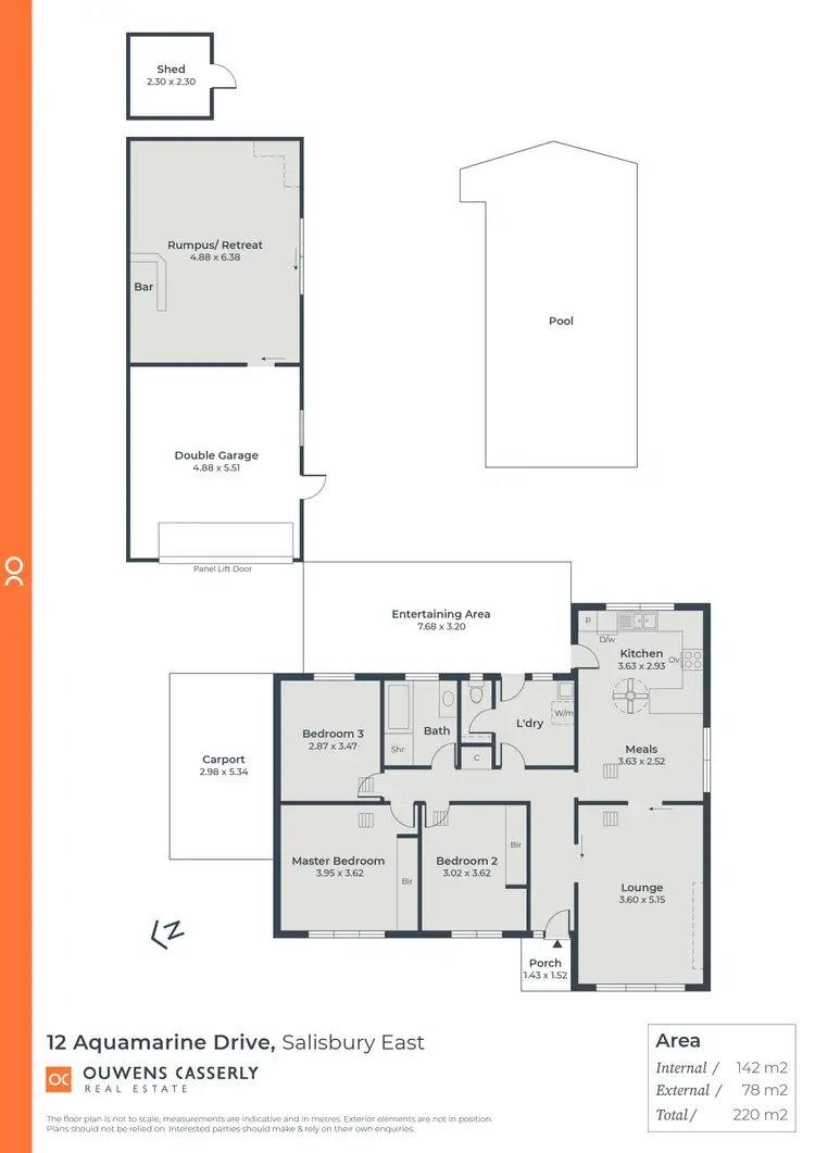 Floorplan of Homely house listing, 12 Aquamarine Drive, Salisbury East SA 5109