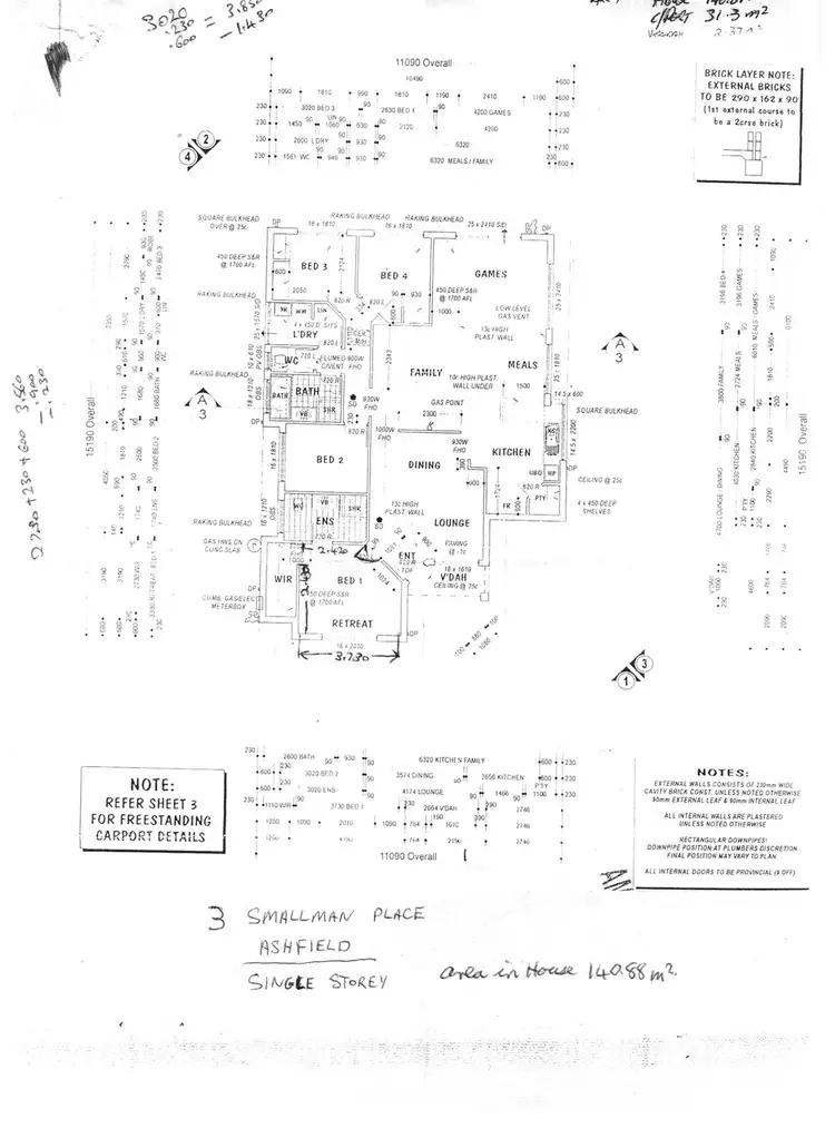Floorplan of Homely house listing, 3 Smallman Place, Ashfield WA 6054