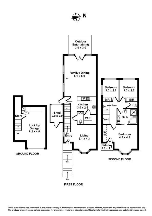 Floorplan of Homely house listing, 41 Walter Street, Williamstown VIC 3016