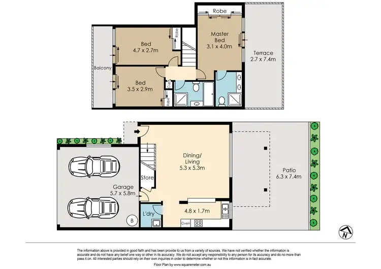 Floorplan of Homely townhouse listing, 52/1740 Pacific Highway, Wahroonga NSW 2076