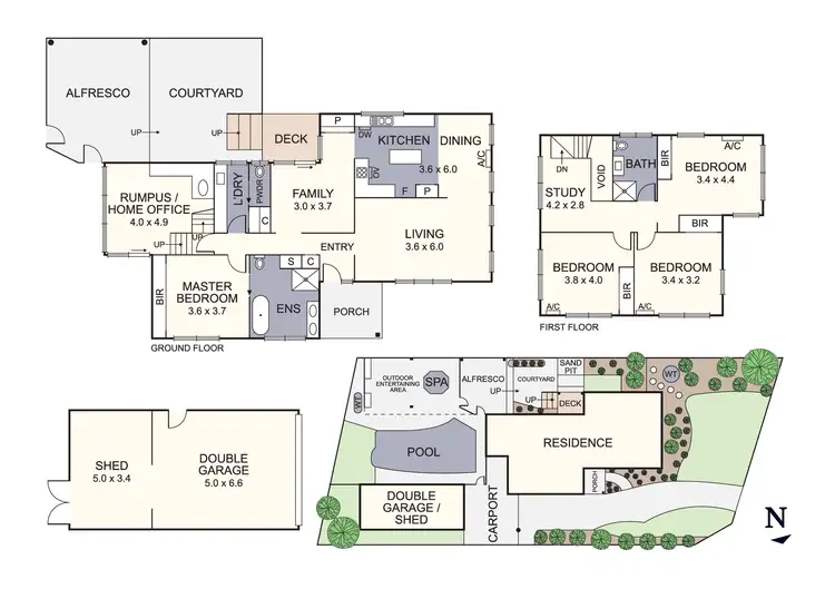 Floorplan of Homely house listing, 10 William Road, Croydon VIC 3136