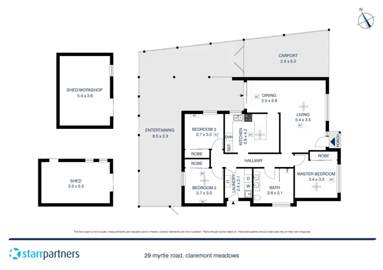 Floorplan of Homely house listing, 29 Myrtle Road, Claremont Meadows NSW 2747