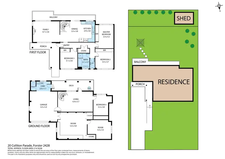 Floorplan of Homely house listing, 20 Colliton Parade, Forster NSW 2428