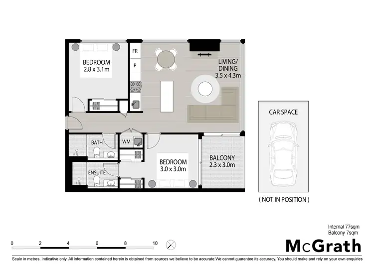 Floorplan of Homely apartment listing, 2013/545 Station Street, Box Hill VIC 3128