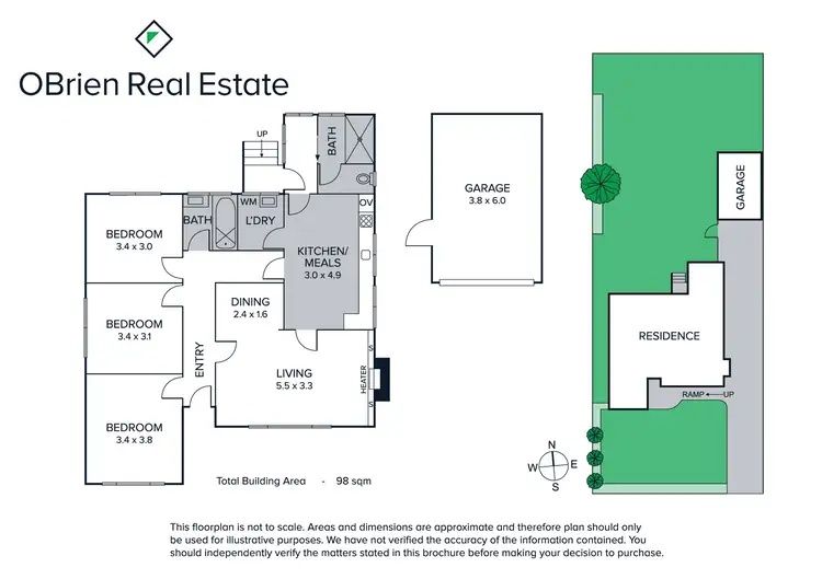Floorplan of Homely house listing, 3 Dennis Street, Highett VIC 3190