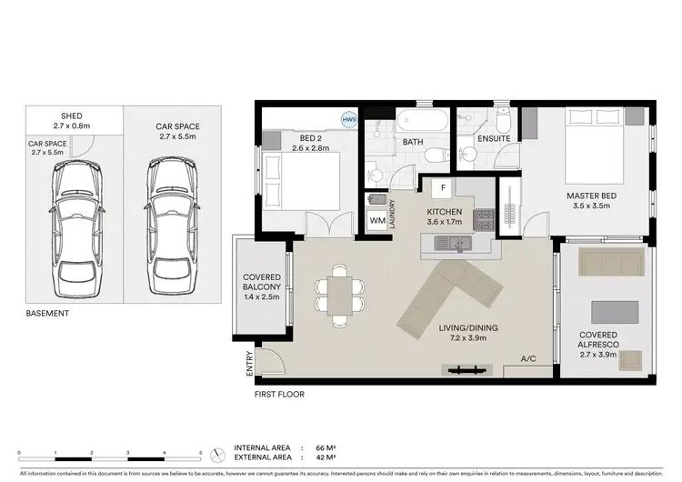 Floorplan of Homely apartment listing, 7/4 Mawarra Street, Palm Beach QLD 4221