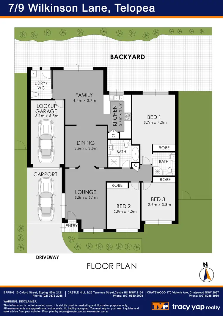 Floorplan of Homely house listing, 7/9 Wilkinson Lane, Telopea NSW 2117