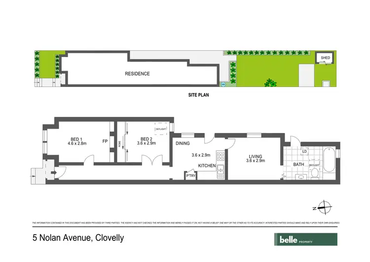 Floorplan of Homely house listing, 5 Nolan Avenue, Clovelly NSW 2031