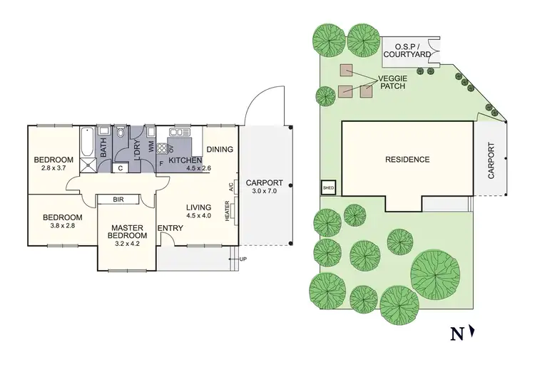 Floorplan of Homely house listing, 5 Mather Close, Croydon VIC 3136