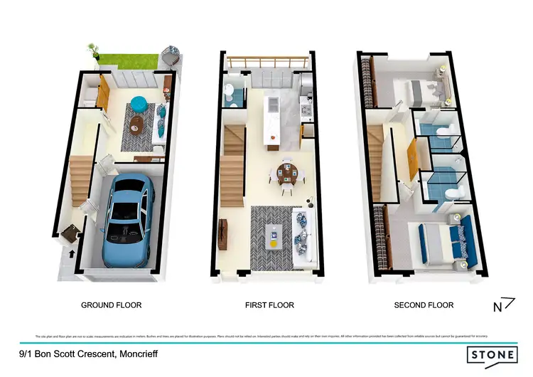 Floorplan of Homely house listing, 9/1 Bon Scott Crescent, Moncrieff ACT 2914