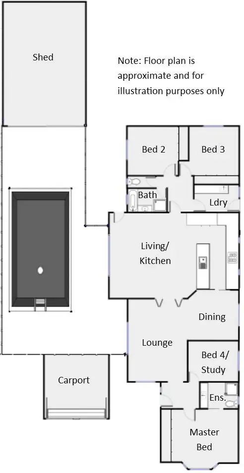 Floorplan of Homely house listing, 260 Twelfth Street, Mildura VIC 3500