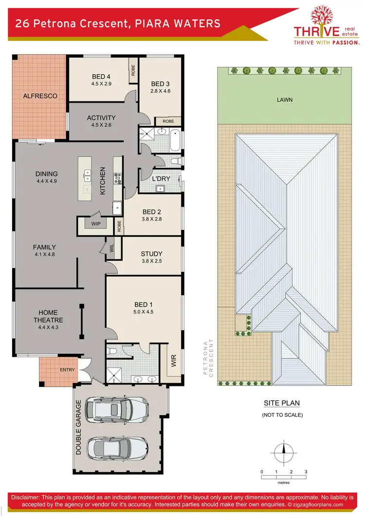 Floorplan of Homely house listing, 26 Petrona Crescent, Piara Waters WA 6112