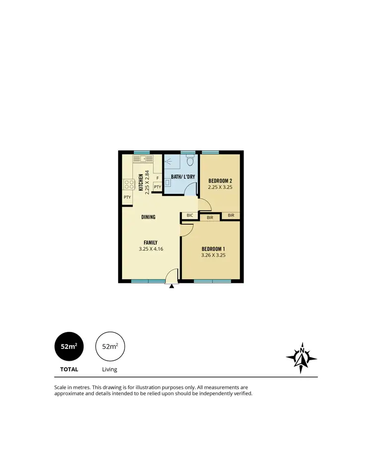 Floorplan of Homely unit listing, 17/36 Sturt Street, Glenelg North SA 5045