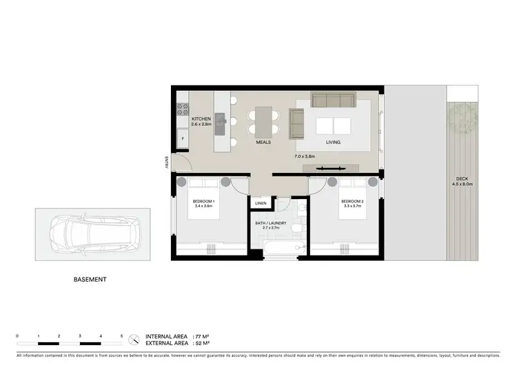 Floorplan of Homely apartment listing, 18/53 Whitehall Street, Footscray VIC 3011