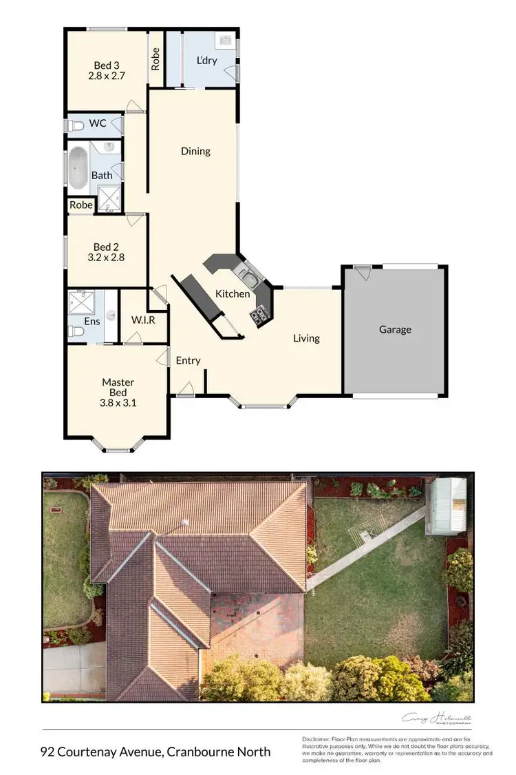 Floorplan of Homely house listing, 92 Courtenay Avenue, Cranbourne North VIC 3977