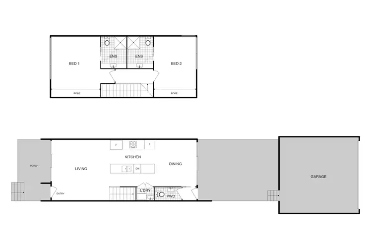 Floorplan of Homely townhouse listing, 12/2 Bellete Street, Weston ACT 2611