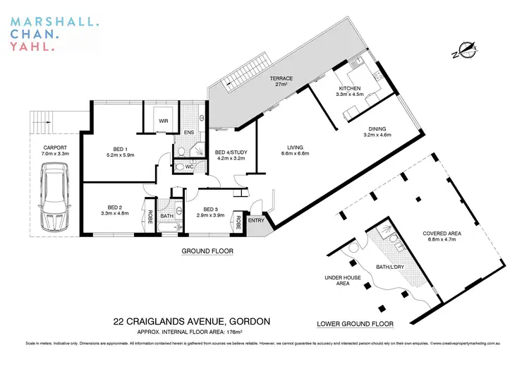Floorplan of Homely house listing, 22 Craiglands Avenue, Gordon NSW 2072