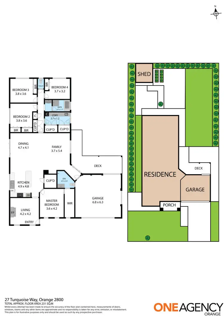 Floorplan of Homely house listing, 27 Turquoise Way, Orange NSW 2800