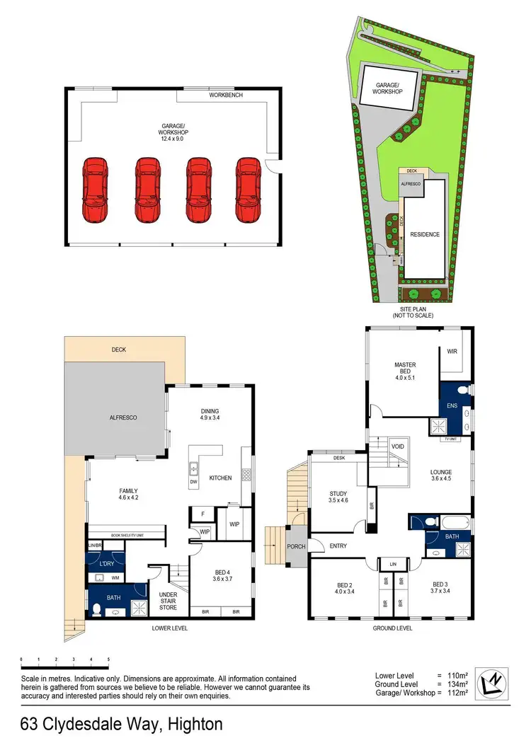 Floorplan of Homely house listing, 63 Clydesdale Way, Highton VIC 3216