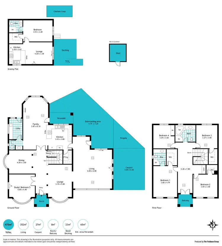 Floorplan of Homely house listing, 62C Turners Avenue, Coromandel Valley SA 5051