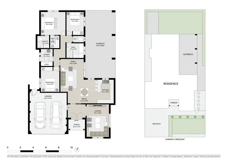 Floorplan of Homely house listing, 18 Tarrant Crescent, Dunlop ACT 2615