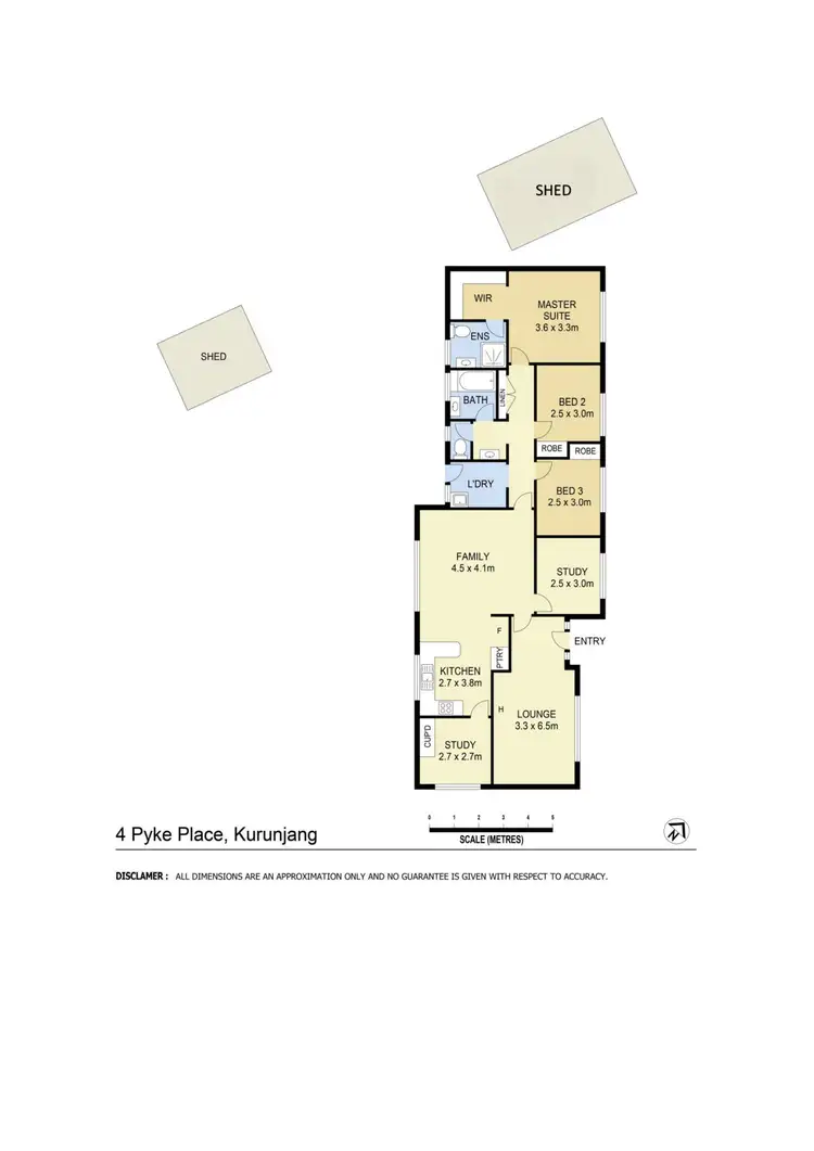Floorplan of Homely house listing, 4 Pyke Place, Kurunjang VIC 3337
