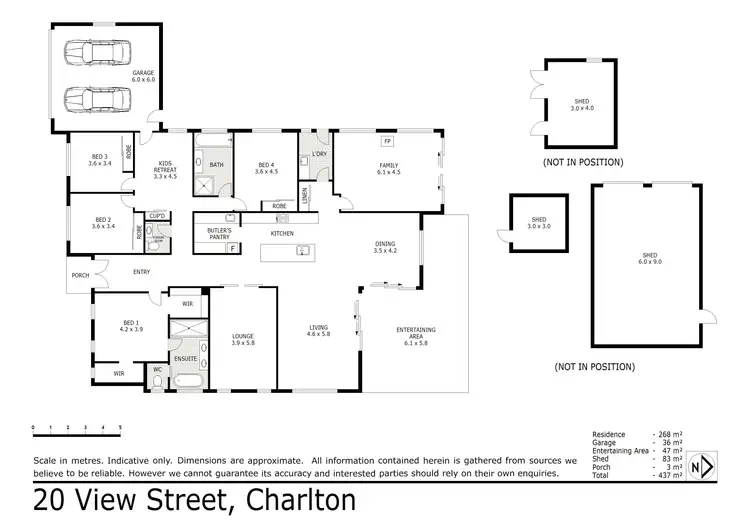 Floorplan of Homely rural property listing, 20 View Street, Charlton VIC 3525