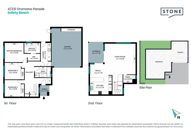 Floorplan of Homely townhouse listing, 4/231 Dromana Parade, Safety Beach VIC 3936