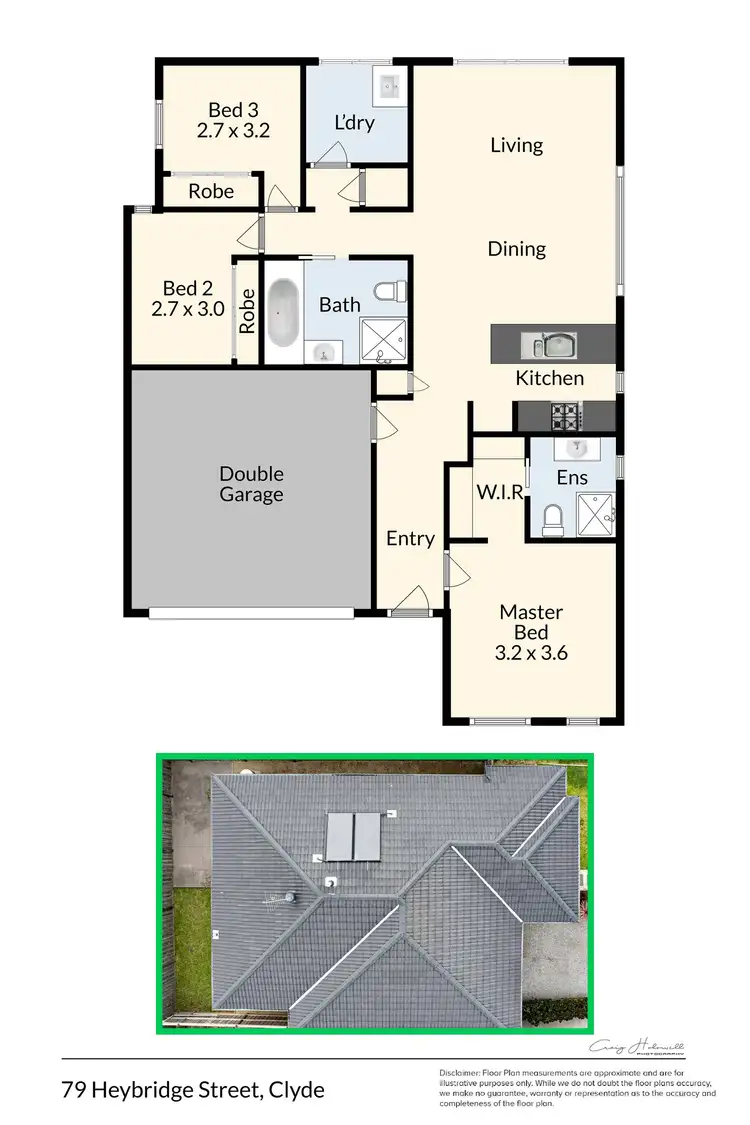Floorplan of Homely house listing, 79 Heybridge Street, Clyde North VIC 3978