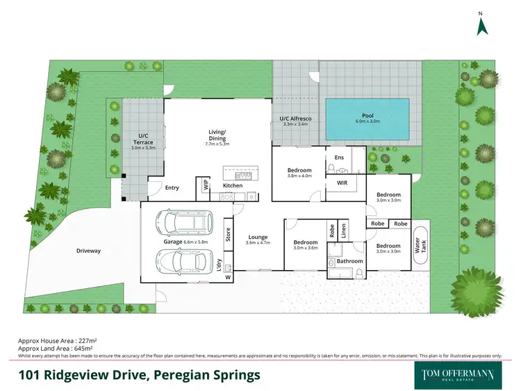 Floorplan of Homely house listing, 101 Ridgeview Drive, Peregian Springs QLD 4573